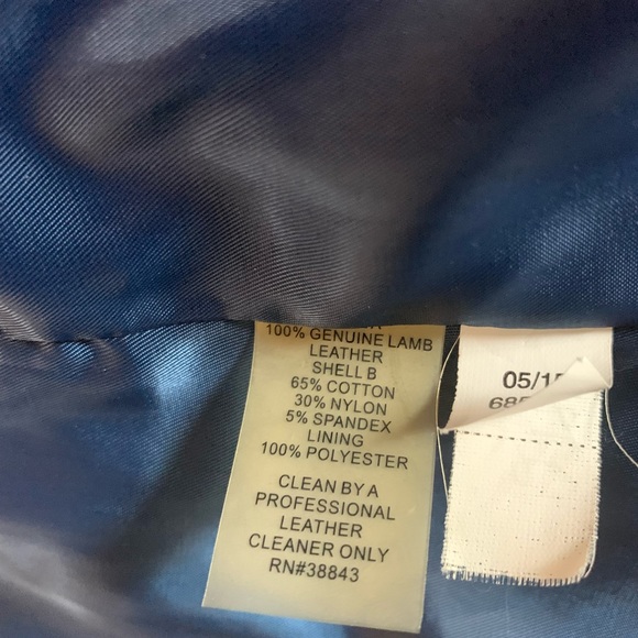 Tahari Leather Jacket - Picture 6 of 7